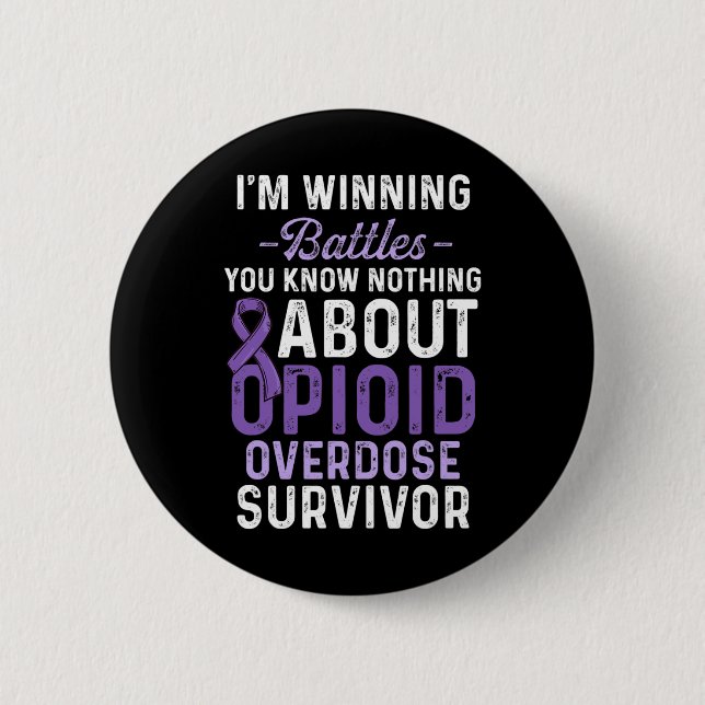 Opioidöverdosmedveten Warrior Survivor 31  Knapp (Framsida)