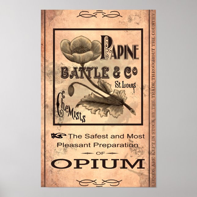 Opium-1883 Poster (Framsidan)