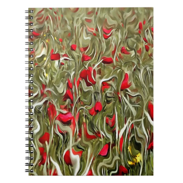 Opium av överrealistisk konst anteckningsbok med spiral (Framsidan)