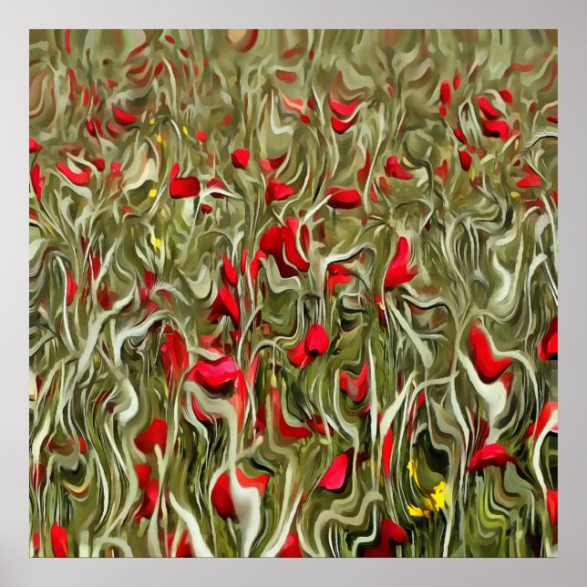 Opium av överrealistisk konst poster (Framsidan)