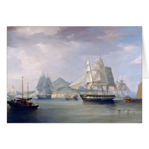 Opium Clipper-Fraktaser 1824 Hälsningskort