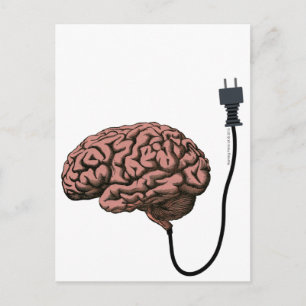 Opluggad brinnande Steampunk Curiosity Anatomy Vykort