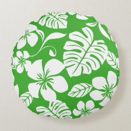 ÖPLUMERIA (GRÄSGRÖN) RUND KUDDE