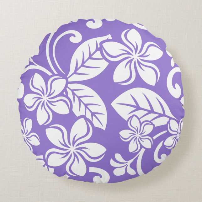 ÖPLUMERIA (LAVENDER) RUND KUDDE (Framsidan)