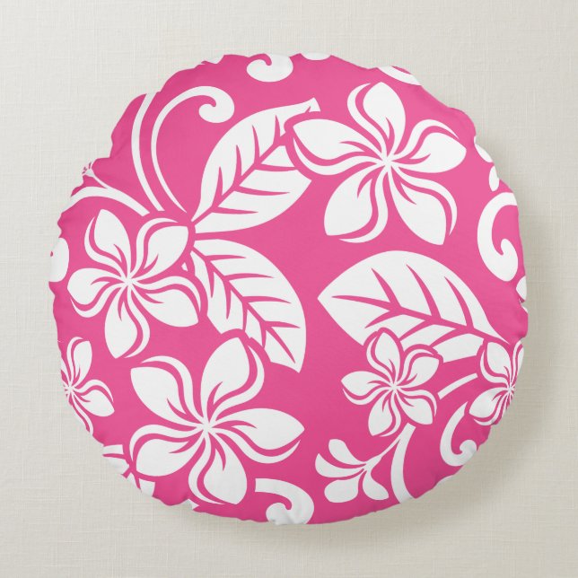 ÖPLUMERIA (VATTENMELONROSA) RUND KUDDE (Framsidan)