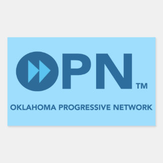 OPN Sticker Rektangulärt Klistermärke