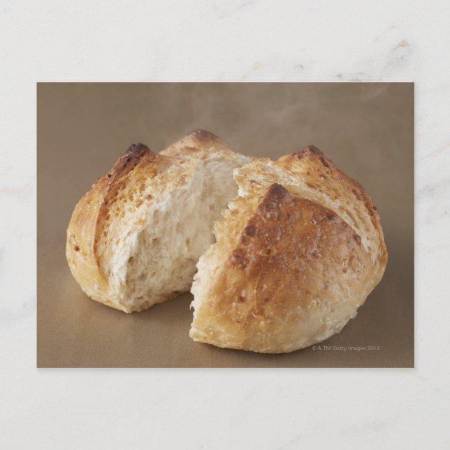 Opolerad ris Bakery?med ånga. Vykort (Framsida)