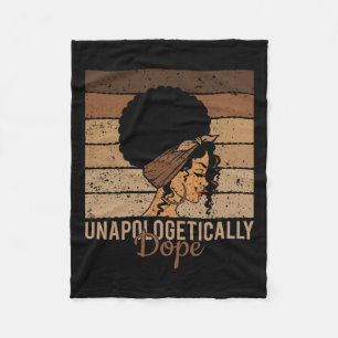 Opologetiskt Drug - Black History African Woma Fleecefilt