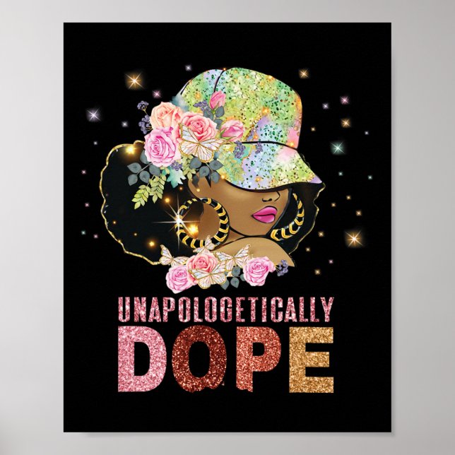Opologetiskt Drug Black History Månad i Afrika Poster (Framsidan)