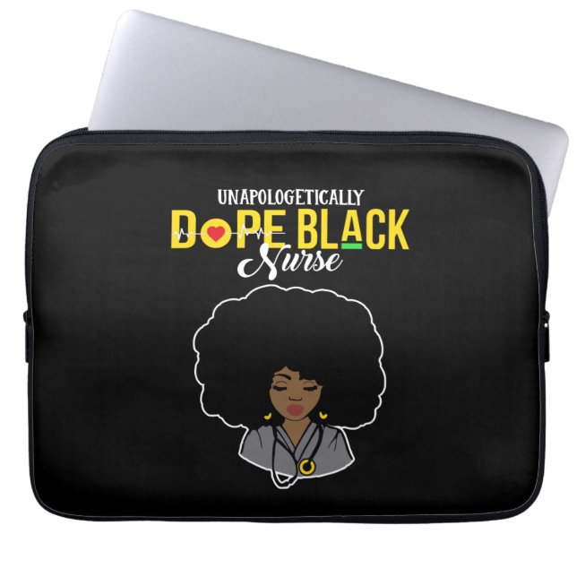 Opologetiskt påve Black Nurse Laptop Fodral (Framsidan)