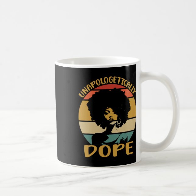 Opologetiskt svart historikmånad Afrikanska Ameri Kaffemugg (Höger)