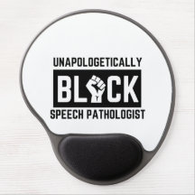 Opologetiskt svart SLP Mousepad