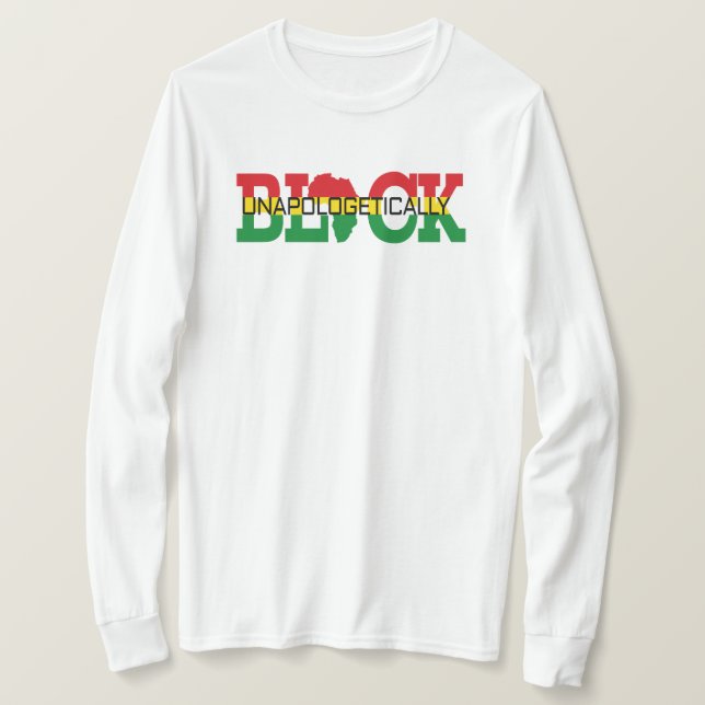 Opologetiskt svart T-skirt T Shirt (Design framsida)