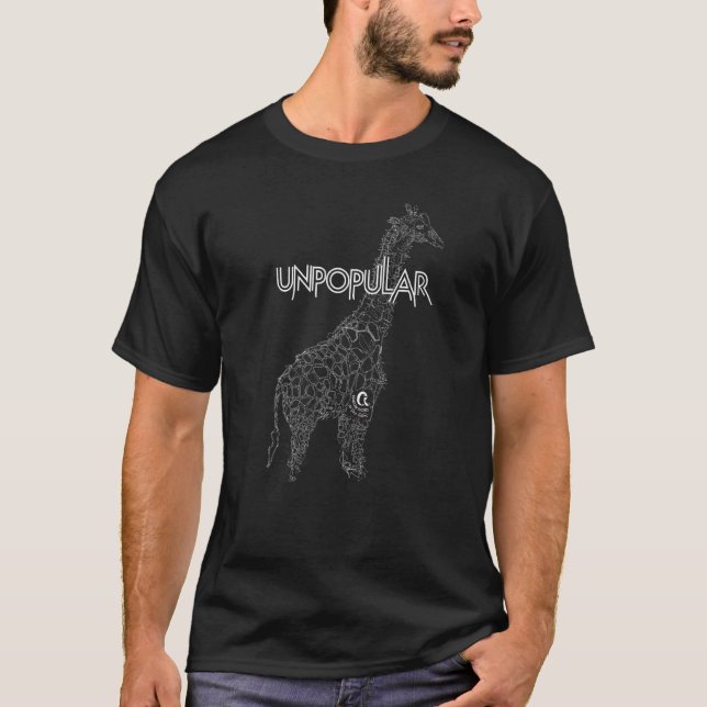 Opopulära Rises 2 Giraffe T Shirt (Framsida)