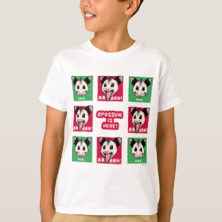Opossum "AHHH" and "UGH..." T Shirt