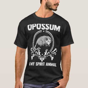 Opossum är mitt andliga djur, som fumpar Råtta Cat T Shirt