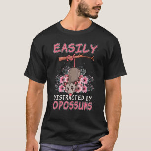 Opossum Cute Possum lätt fördelat på opossummor T Shirt