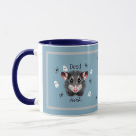 Opossum Dead Inside Acrylic Mugg