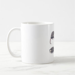 Opossum Delight � Cute Animal Art Kaffemugg