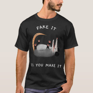 Opossum fake it Til du gör det roligt att se Possu T Shirt