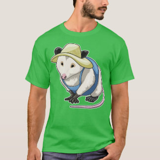Opossum Farmer Hat T Shirt