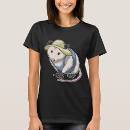 Opossum Farmer Hat T Shirt