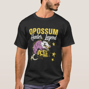 Opossum Hunter Animal Hunt Hunting Långärmad T S Shirt