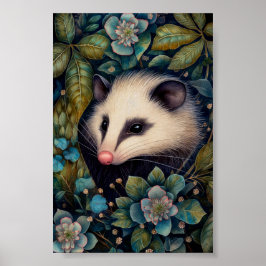 Opossum i Brambles Poster