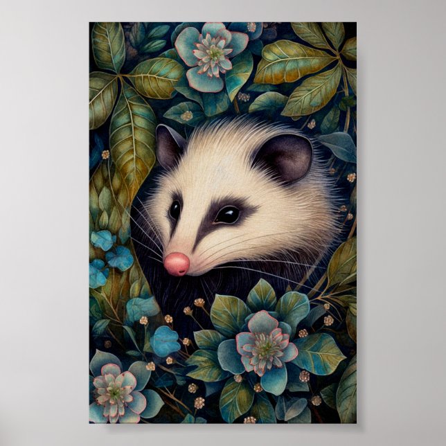 Opossum i Brambles Poster (Framsidan)