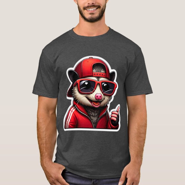 OPOSSUM I RED TRACK KOSTYM T SHIRT (Framsida)