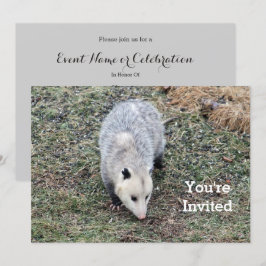 Opossum-inbjudan Inbjudningar