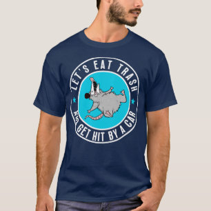 Opossum låter äta sopor och blir slå med 3 t shirt