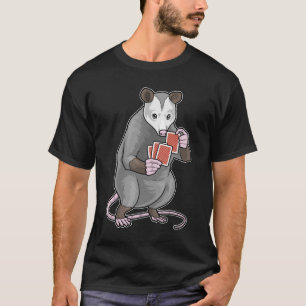 Opossum Poker-kort T Shirt