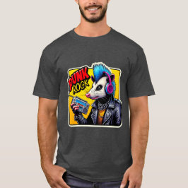 OPOSSUM-PUNK STEN BLUE 4 T SHIRT