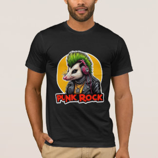 OPOSSUM-PUNK STEN GRÖNT T SHIRT