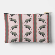Opossum Rand Zipper Pouch