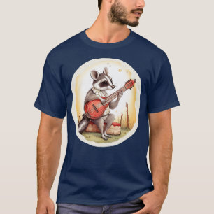 Opossum spelar banjo 1 t shirt