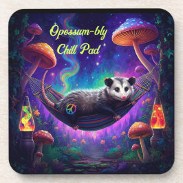 Opossum Trippy Psychedelic Hippie Anpassningsbar P Underlägg