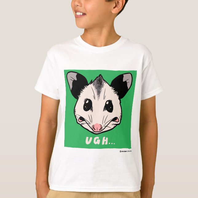 Opossum "UGH..." T Shirt (Framsida)