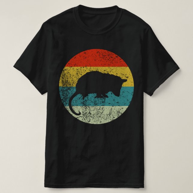 opossum-vintage silhouette 70s t shirt (Design framsida)