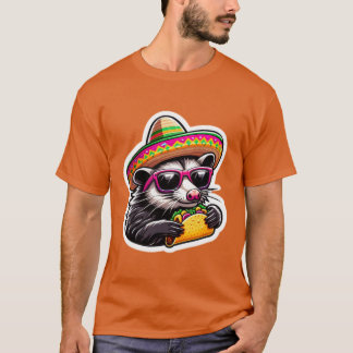 OPOSSUMEATING TACO T SHIRT