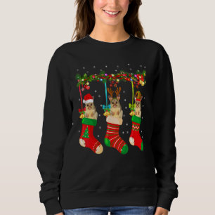 Opossummor i Julafton Socks jultomten Elf Reindee T Shirt