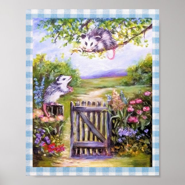 OPOSSUMS SOMMER-CHATTA POSTER (Framsidan)