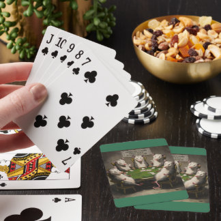 Opossums spelar upp Poker Casinokort