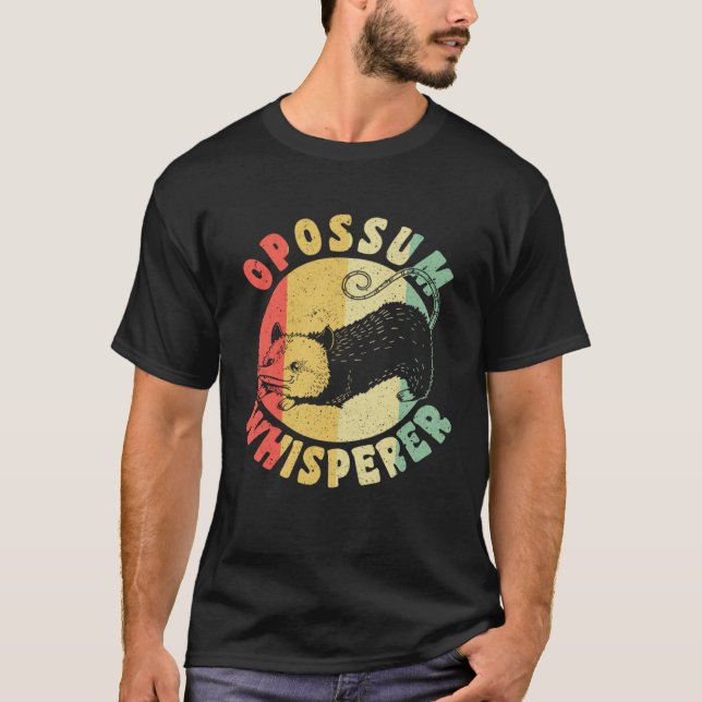 Opossums Vintage Opossum Whisperer T Shirt (Framsida)