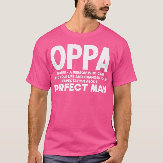 Oppa Definition K-Pop T Shirt (Framsida)
