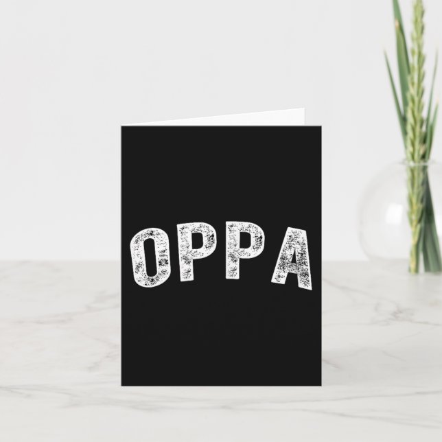 Oppa  kort (Framsida)