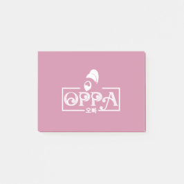 Oppa logotyp post-it block