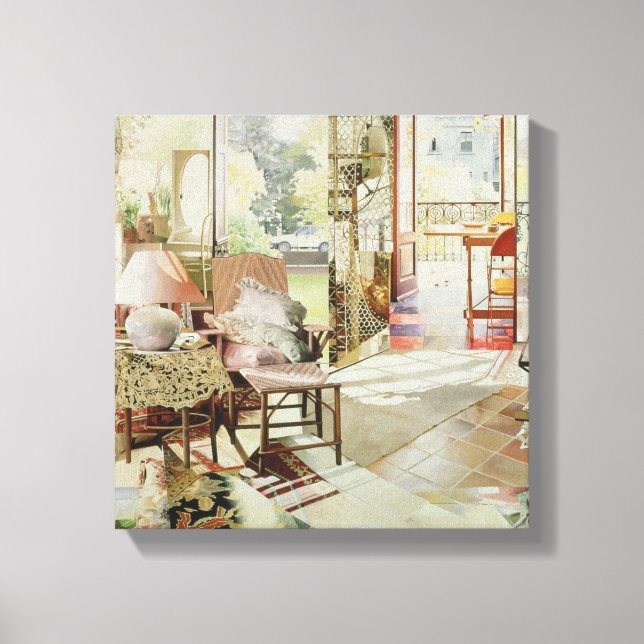 Öppen dörr 1987 canvastryck (Framsida)