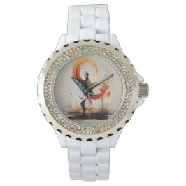 öppen för hjärtat armbandsur